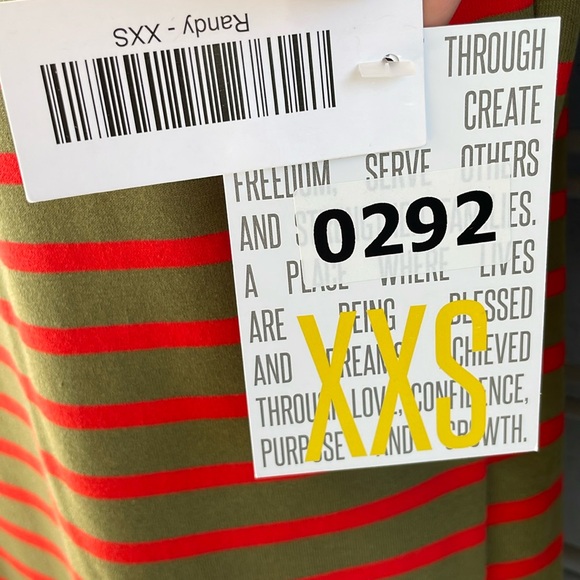 LLR - Striped Printed Randy Top-#0292 - Picture 6 of 12